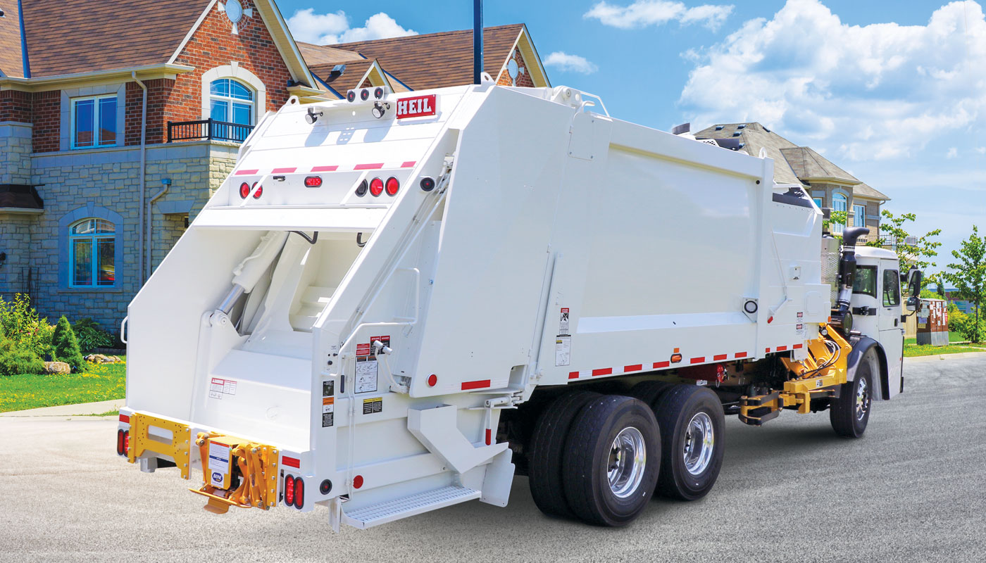Heil MultiPack® Side Loader Garbage Truck | Mid-Atlantic Waste